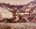 Efecto nieve en Limetz Claude Monet